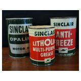 Sinclair Oil Cans & Products