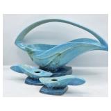 3 Roseville Pottery Wincraft Pieces