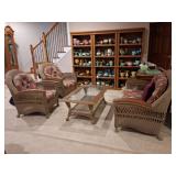 All Weather Resin Wicker 4 Pc. Set, Cushions