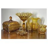 Fenton, Tiara, Indiana Glass, Frosted Glass