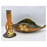 2 Roseville Pottery Zephyr Lily