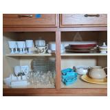 Milk Glass, Lazy Susan, Hostess Sets