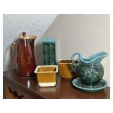 Hull Coffee Pot, Van Briggle Planter