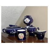 Hall Casserole Dish, Limoges Creamer & Coffee Cup