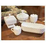 Fenton Hobnail Milk Glass