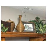 Decor, Hinged Trunk, Faux Greenery, Wall Art