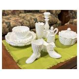 Fenton Hobnail Milk Glass