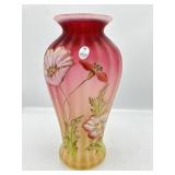 Fenton Meadow Poppies Vase