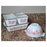 Pyrex Gooseberry Refrigerator Dishes