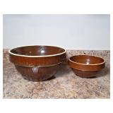 2 Crock Bowls