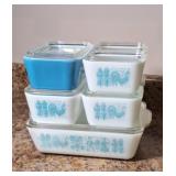 Pyrex Amish Butterprint Refrigerator Boxes