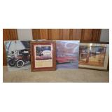 Wall Art: Packard Clipper, Texaco, Red Crown Oil