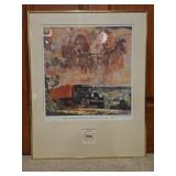 The International Motor Truck Framed Print