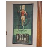 Sinclair December 1938 Calendar Print