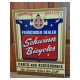 Schwinn Bicycles Metal Sign