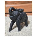 Cast Iron Elephant Coin Bank