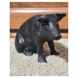 Cast Iron Pig Coin Bank