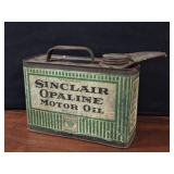 Sinclair Opaline Motor Oil Can