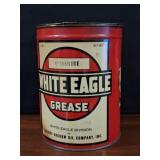 White Eagle Grease Can
