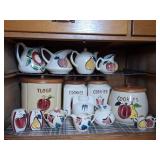 Watt Pottery: Cookie Jars, Pitchers, Canister Set