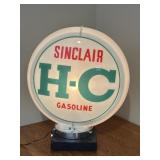 Sinclair H-C Gasoline Gas Pump Globe