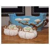 3 Roseville Pottery Ming Tree: Planter & More