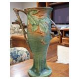 Vintage Roseville Bushberry Large Pottery Vase