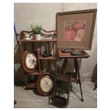 Parlor Table, Shelves, Decor, McCoy Oil Burner