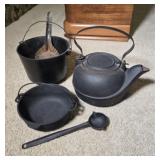 Cast Iron: Sad Irons, Palco Canteen, Vint. Toaster