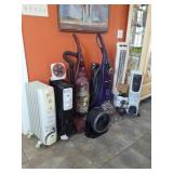 Heater, Vacuums, Fans