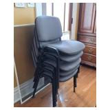 5 Stacking Office Chairs