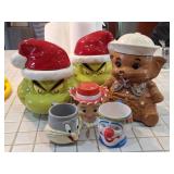 Cookie Jars, Plastic Mugs