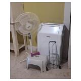 Magnavox Portable AC, Oscillating Fan, Step Stool