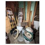 Step Stool, Heater, Foam Insulation, Pole Saw