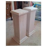 2 Plant Stand Pedestals