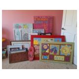 Storage Bench, Childrens Wall Art