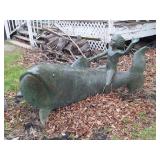 Large Whale Sculpture