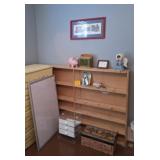 Shelf, Mirror, Decor, Ceramic Piggy Bank