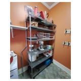 6 Tier Shelving Rack, KitchenAid Mixer, Ninja