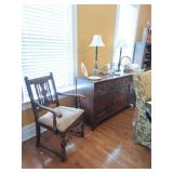 Buffet, Wood Upholstered Side Chair