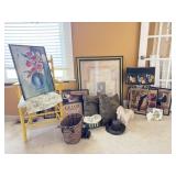 Chair, Wall Art, Decor