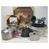 Wagner Ware Aluminum, Wall Art, Enamel Bowls