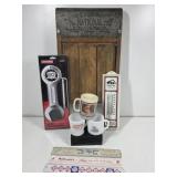 Advertising: Yard Sticks, Mugs & Thermometers