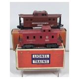 2 Lionel Cabooses w/ Boxes