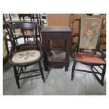 Antique Chinese Table, Antique Chairs