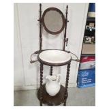 Washstand w/ Bowl & Pitcher