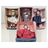 4 Madame Alexander Dolls in Original Boxes