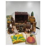 Copper Box, Pineapple Decor, Copper Decor