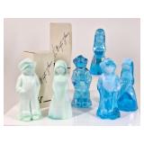 8 Vi Hunter Mosser Glass Jenny & Josh Figurines