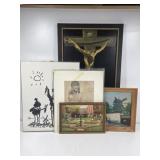 Art Print: Poe, Picasso, Dali